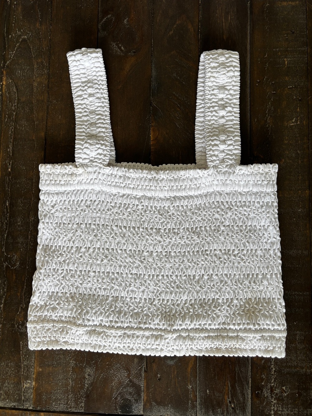 White Crop Top